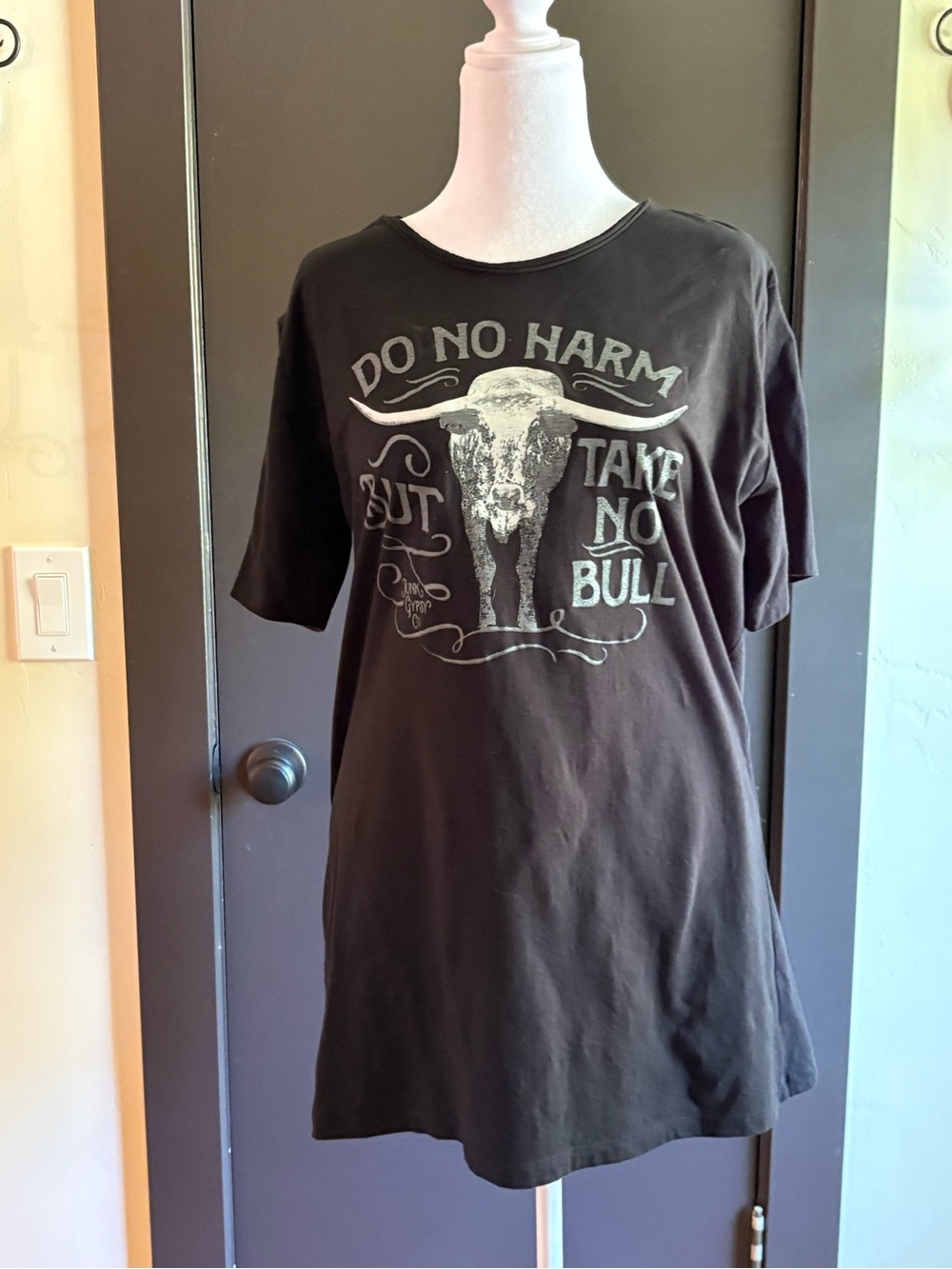 Junk Gypsy Do No Harm Black Graphic Short-Sleeve Tee - Men